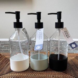 Reusable Glass Soap Dispenser